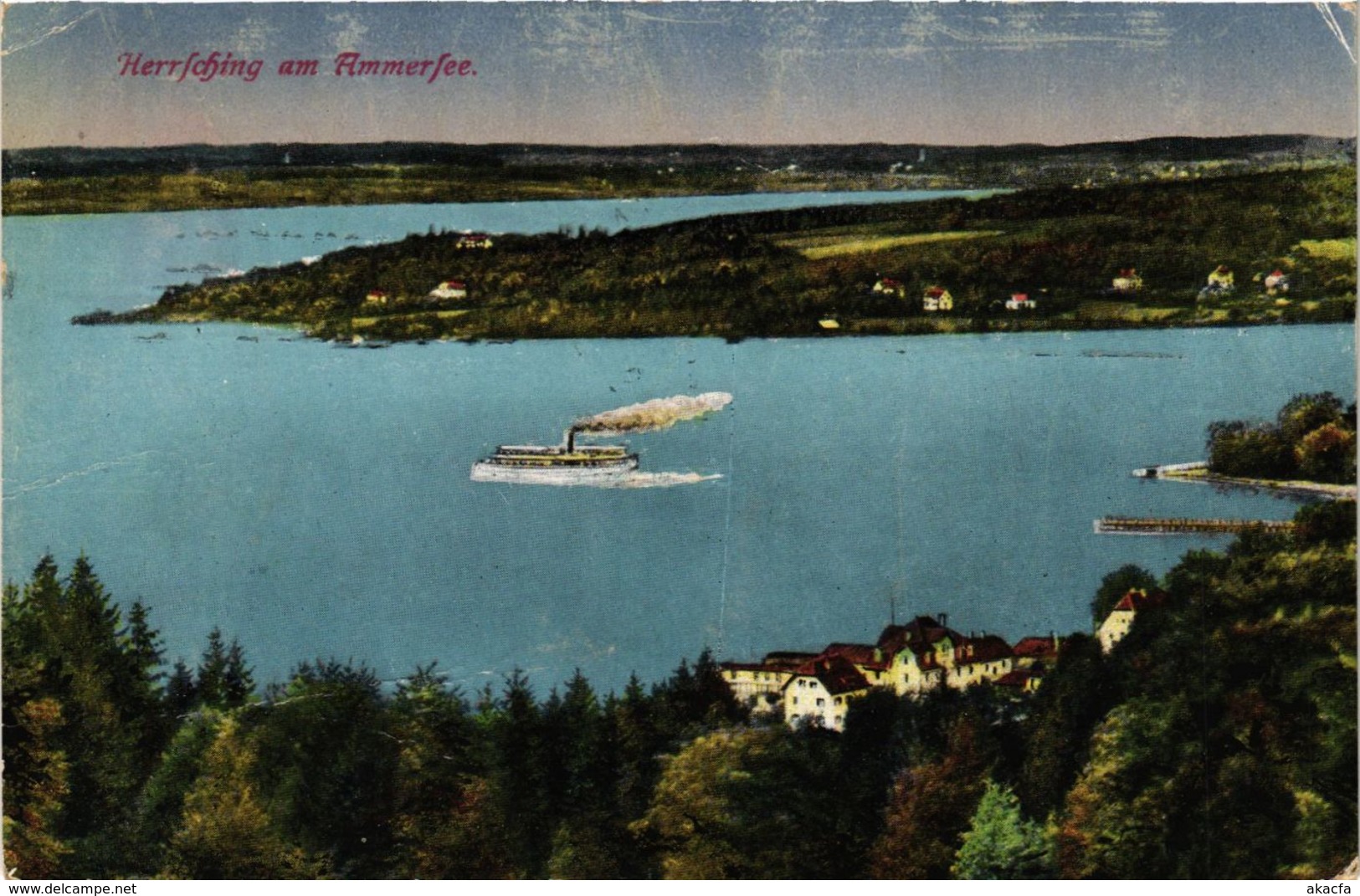 CPA AK Herrsching Am Ammersee - Panorama GERMANY (962553) - Herrsching