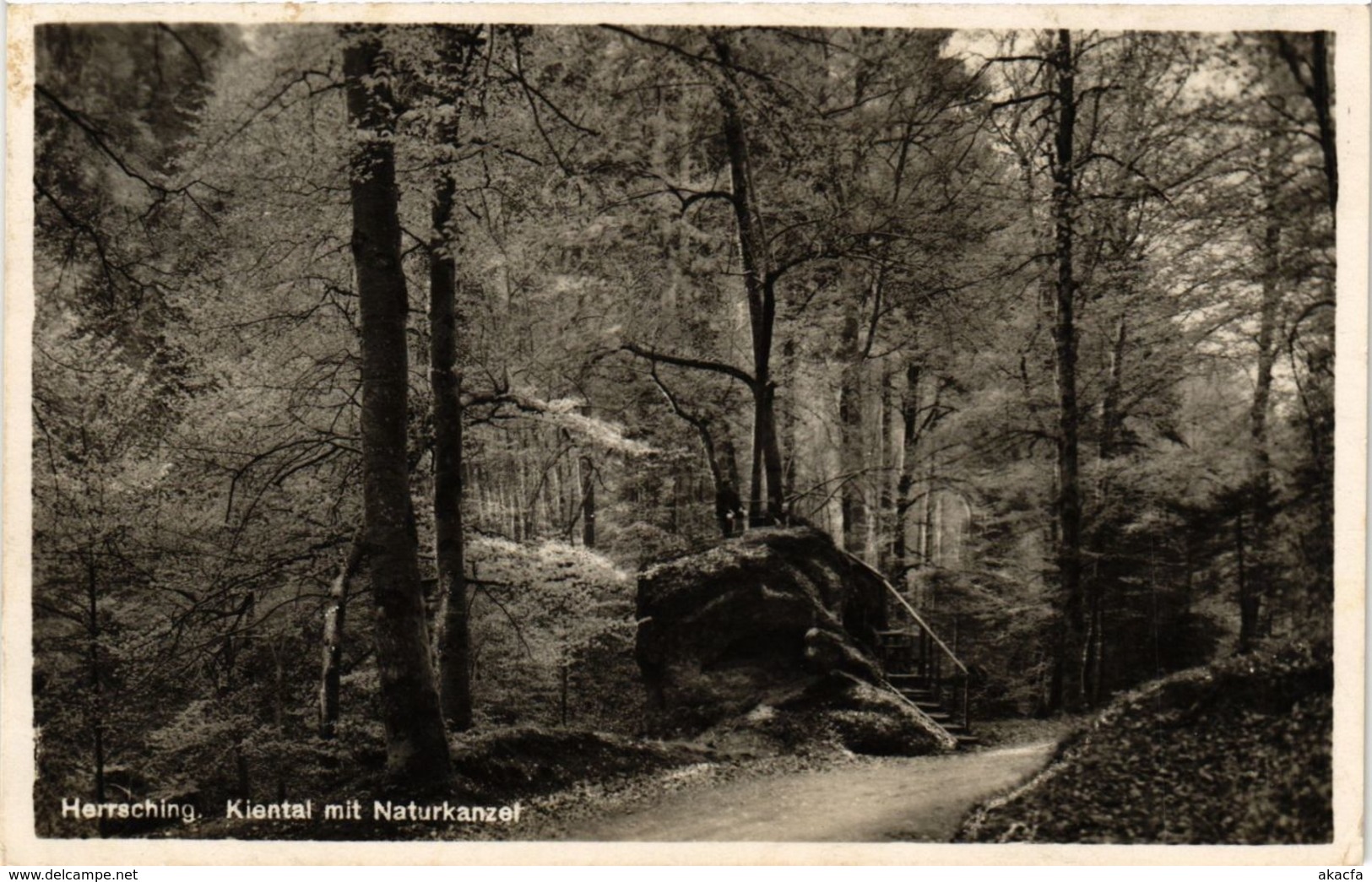 CPA AK Herrsching Am Ammersee - Kiental Mit Naturkanzel GERMANY (962570) - Herrsching