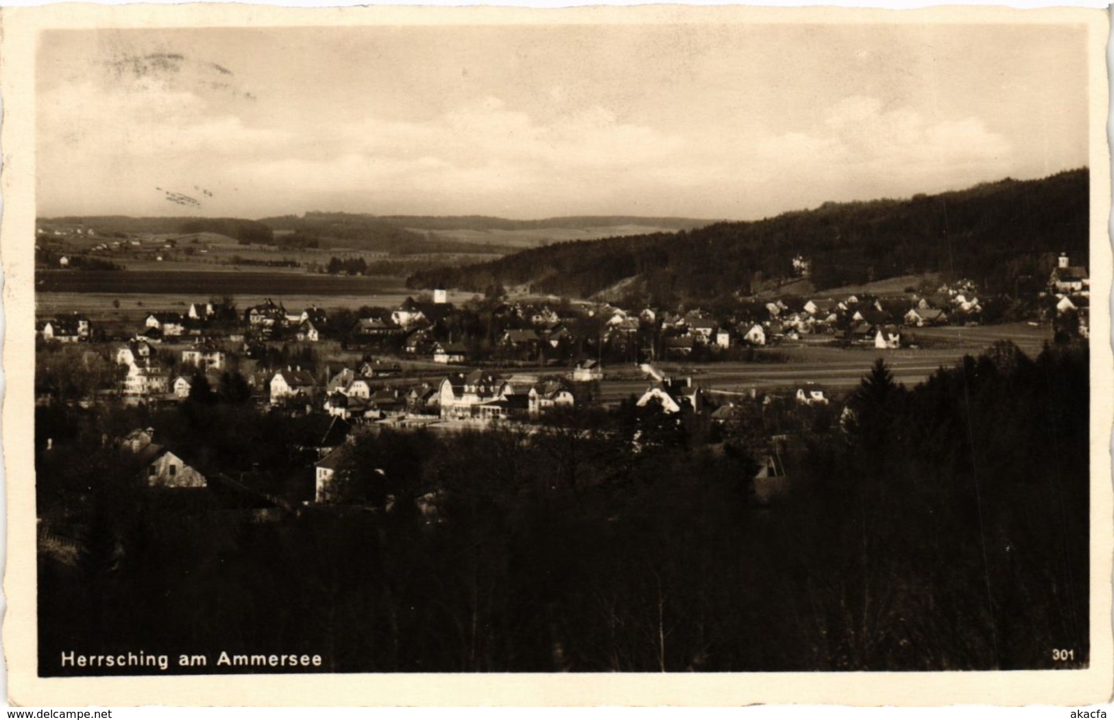 CPA AK Herrsching Am Ammersee - Totalansicht GERMANY (962577) - Herrsching