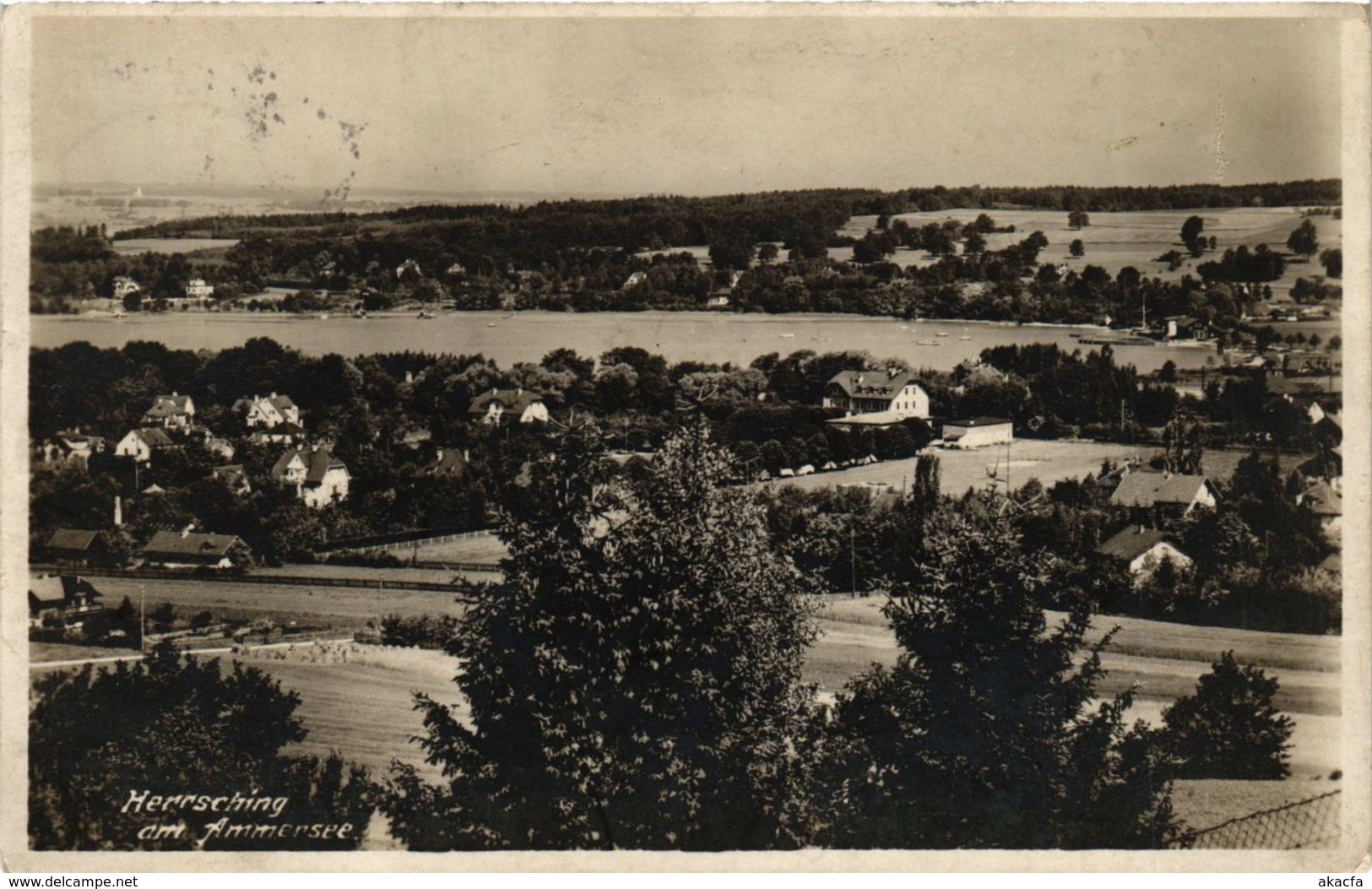 CPA AK Herrsching Am Ammersee - Totalansicht GERMANY (962581) - Herrsching