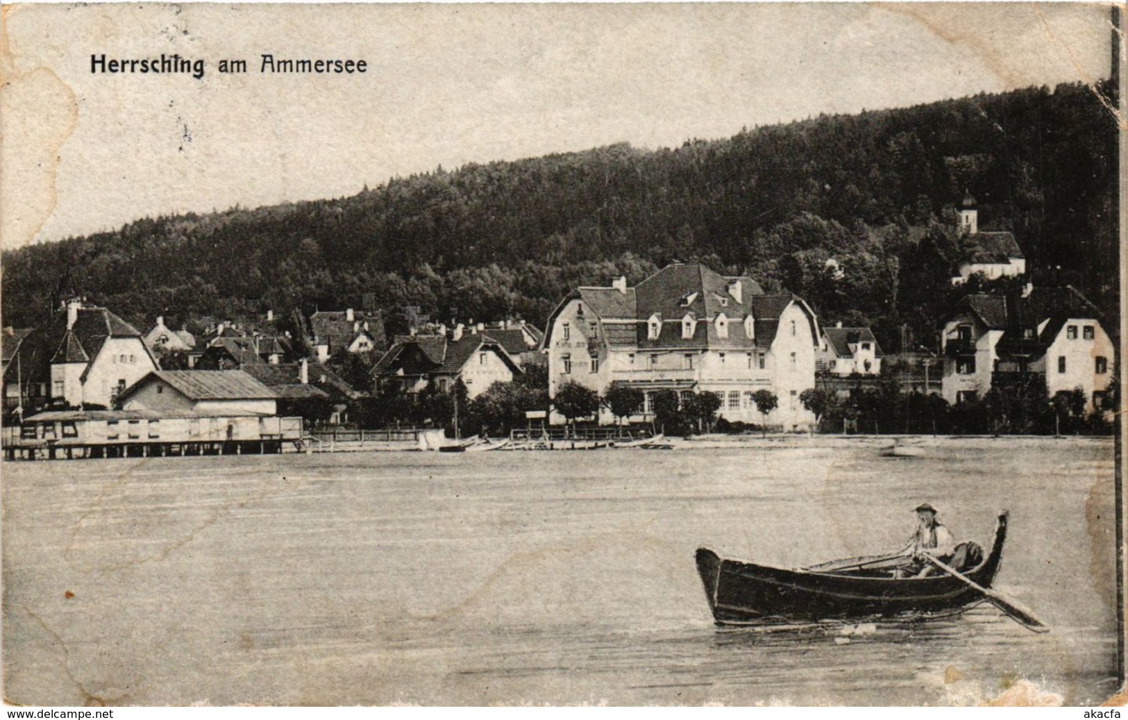 CPA AK Herrsching Am Ammersee - Ansicht - View GERMANY (962599) - Herrsching