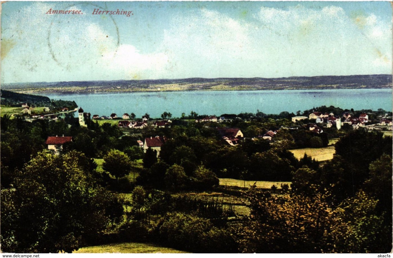 CPA AK Herrsching Am Ammersee - Ammersee - Panorama GERMANY (962600) - Herrsching