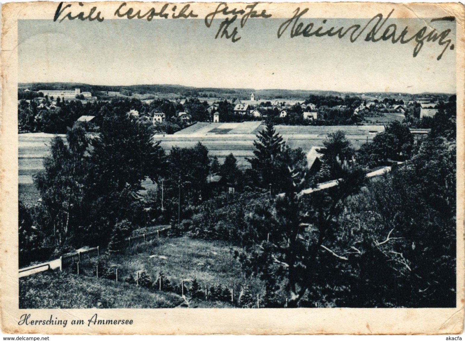 CPA AK Herrsching Am Ammersee - Panorama GERMANY (962603) - Herrsching