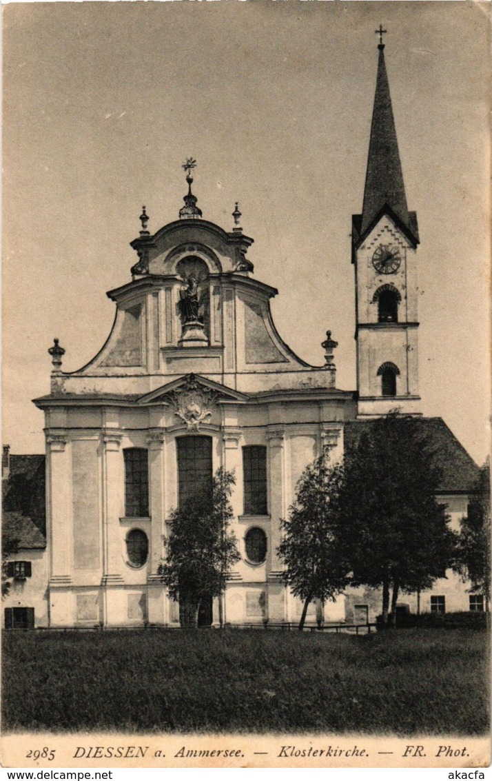 CPA AK Diessen Am Ammersee - Klosterkirche GERMANY (962606) - Diessen