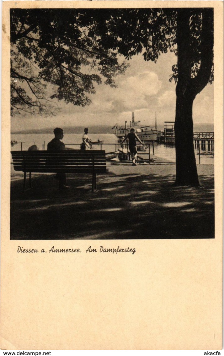 CPA AK Diessen Am Ammersee - Am Dapfersteg GERMANY (962610) - Diessen