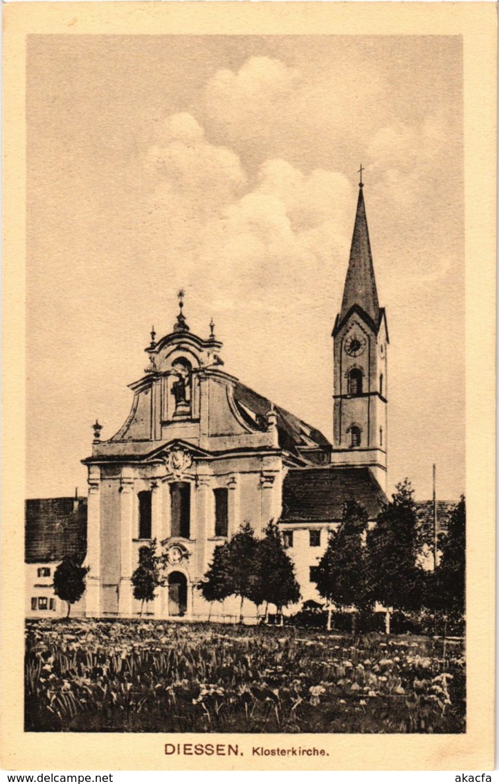 CPA AK Diessen Am Ammersee - Klosterkirche GERMANY (962612) - Diessen