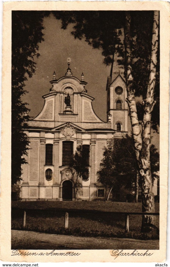 CPA AK Diessen Am Ammersee - Pfarrkirche GERMANY (962613) - Diessen