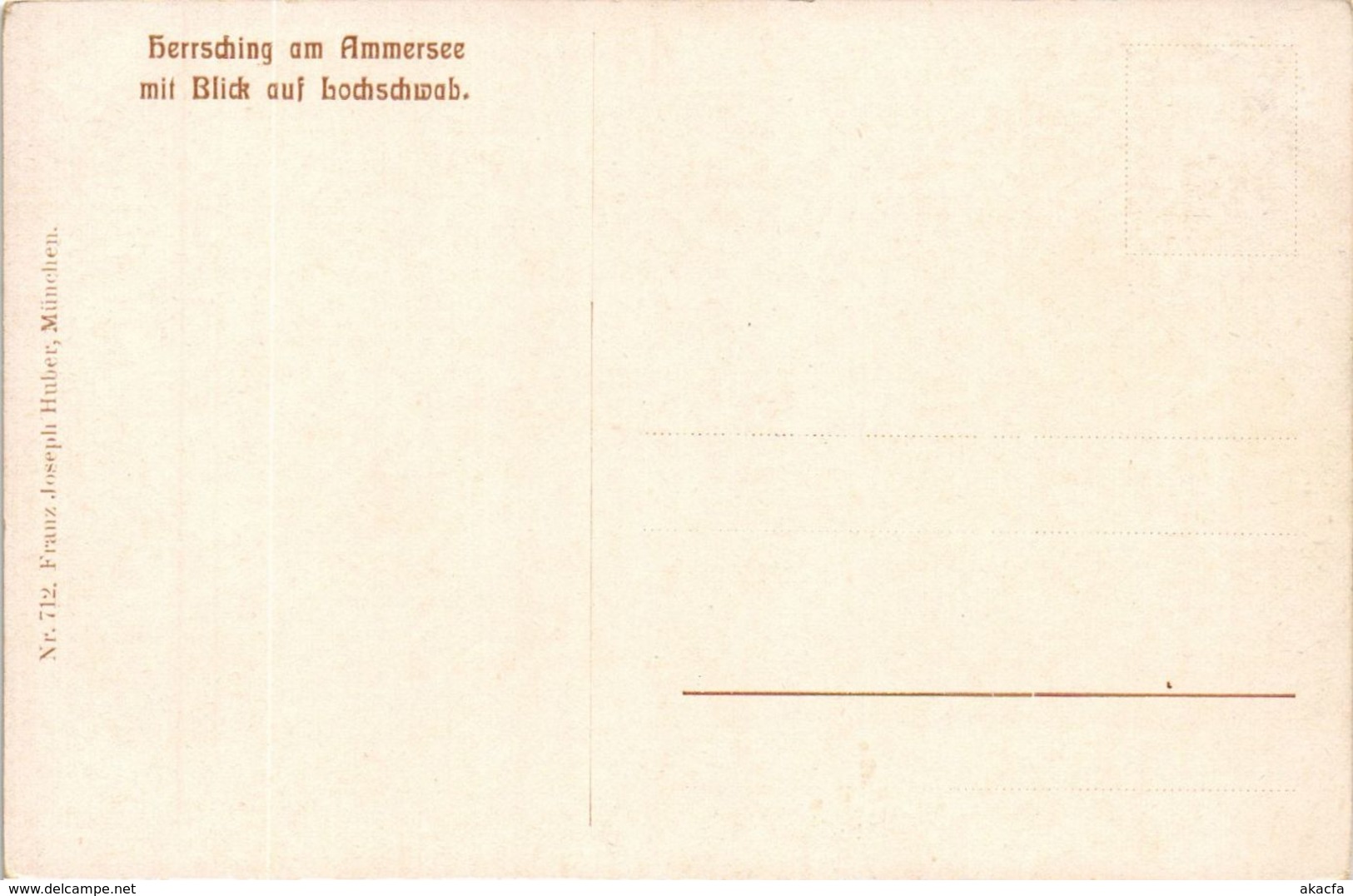 CPA AK Herrsching Am Ammersee Mit Blick Auf Lochschwab GERMANY (962616) - Herrsching