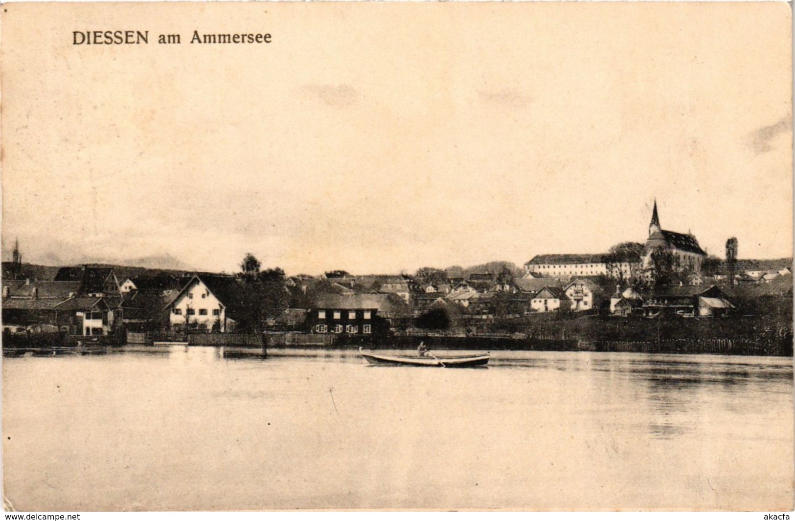 CPA AK Diessen Am Ammersee - Totalansicht GERMANY (962651) - Diessen