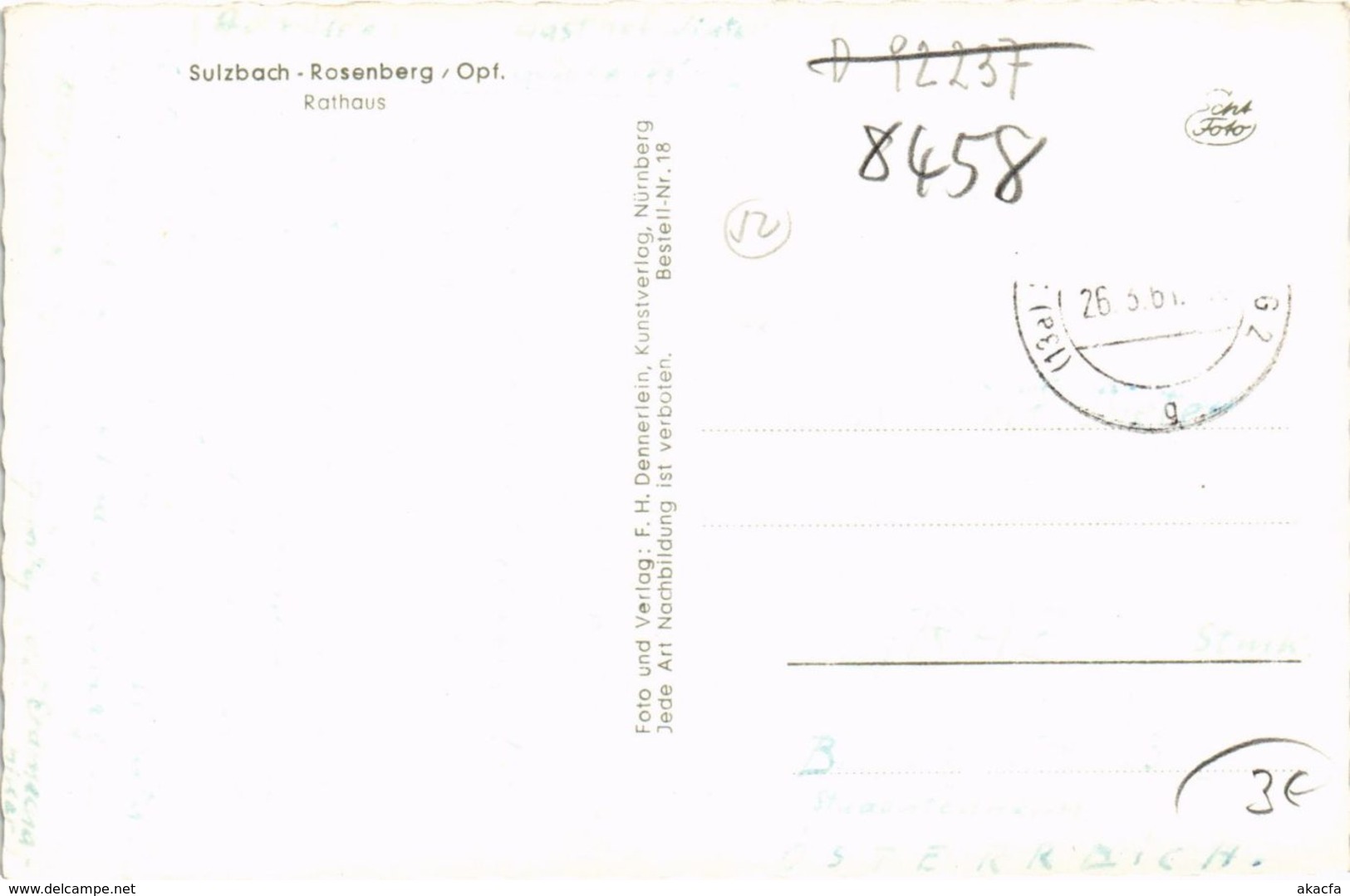 CPA AK Sulzbach-Rosenberg - Rathaus GERMANY (962678) - Sulzbach-Rosenberg
