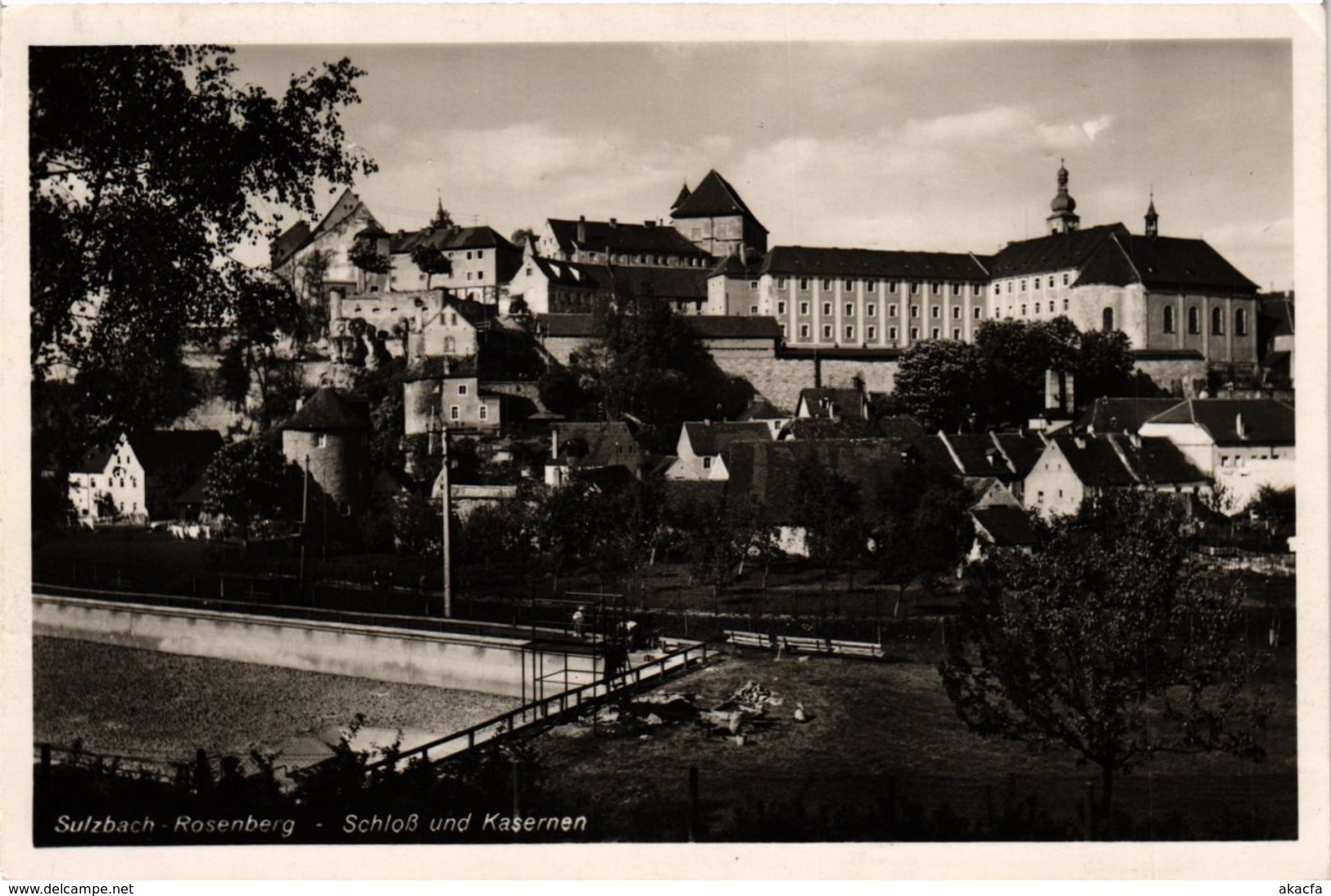 CPA AK Sulzbach-Rosenberg - Schloss Und Kasernen GERMANY (962749) - Sulzbach-Rosenberg