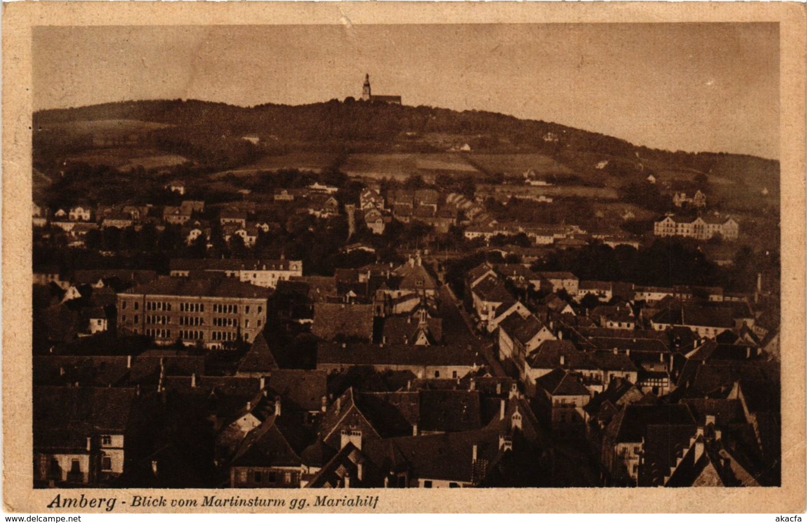 CPA AK Amberg - Blick Vom Martinsturm Gg. Mariahilf GERMANY (962830) - Amberg