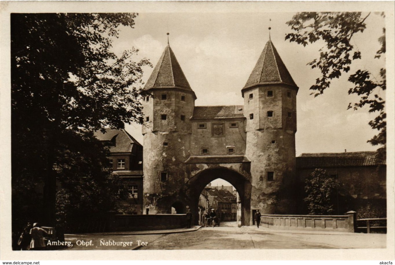 CPA AK Amberg - Nabburger Tor GERMANY (962842) - Amberg