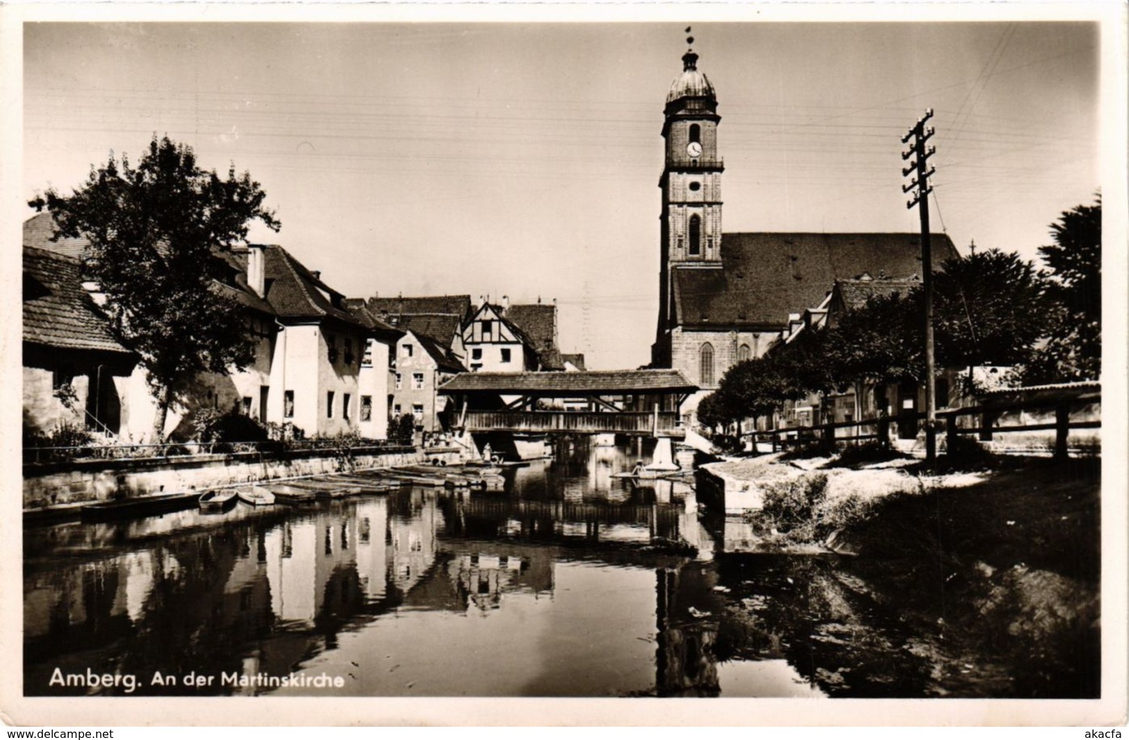 CPA AK Amberg - An Der Martinskirche GERMANY (962857) - Amberg