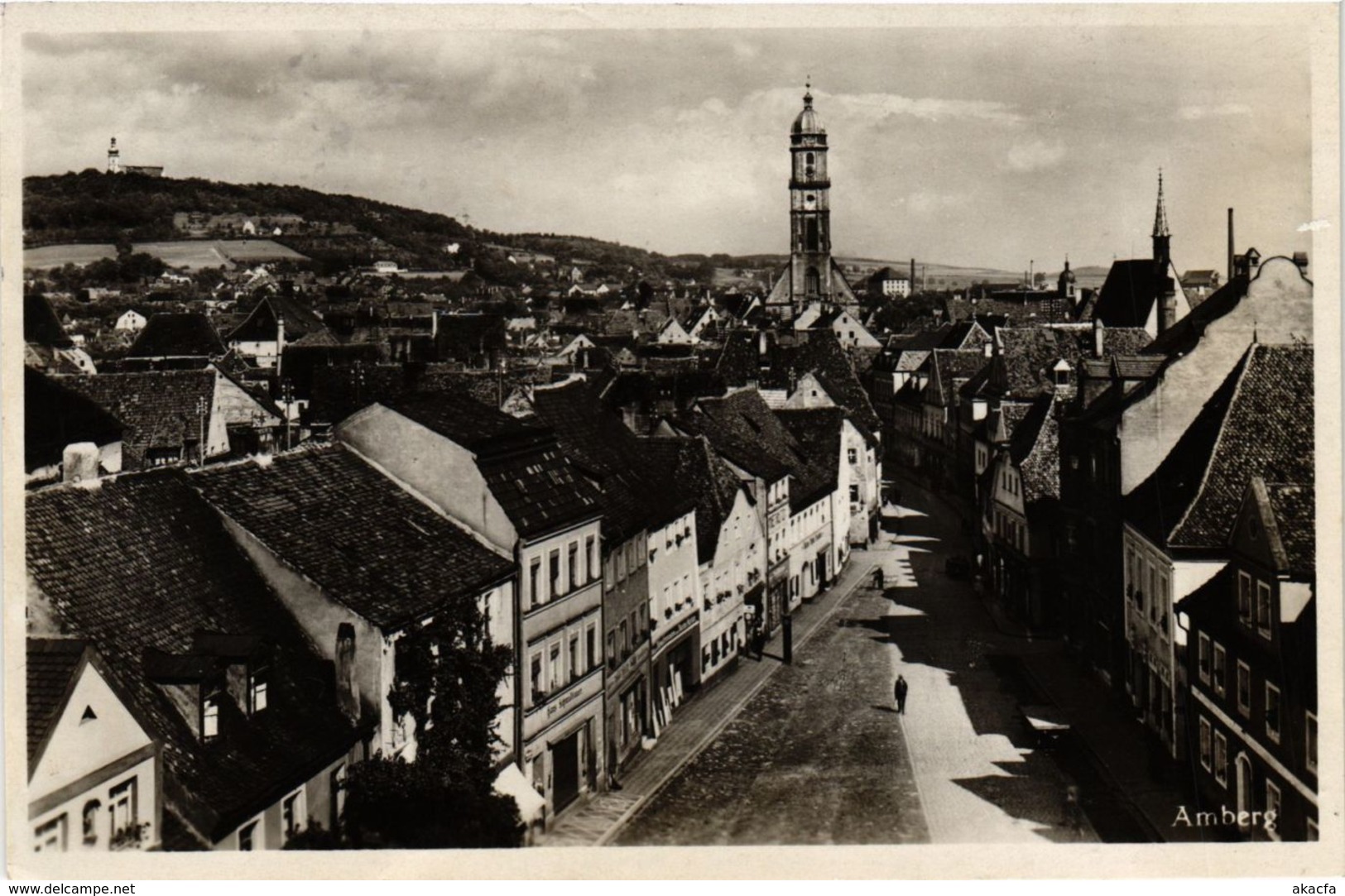 CPA AK Amberg - Strasse - Street Scene GERMANY (962890) - Amberg