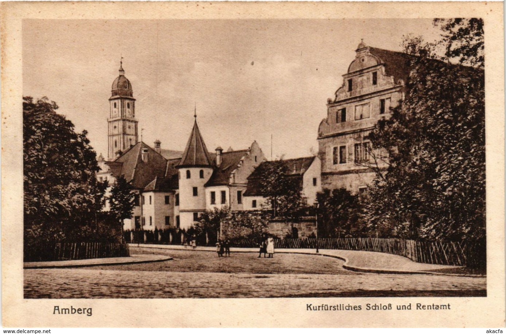 CPA AK Amberg - Kurfurstliches Schloss Und Rentamt GERMANY (962888) - Amberg