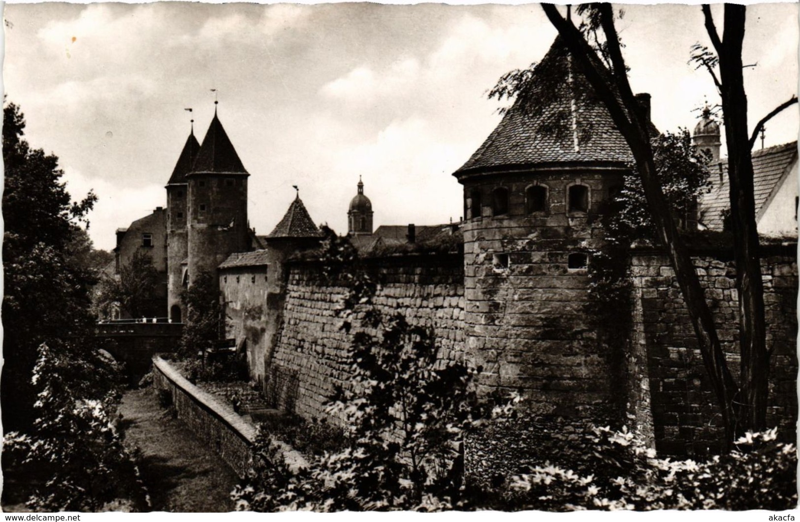 CPA AK Amberg - Stadtmauerpartie Am Nabburger Tor GERMANY (962904) - Amberg