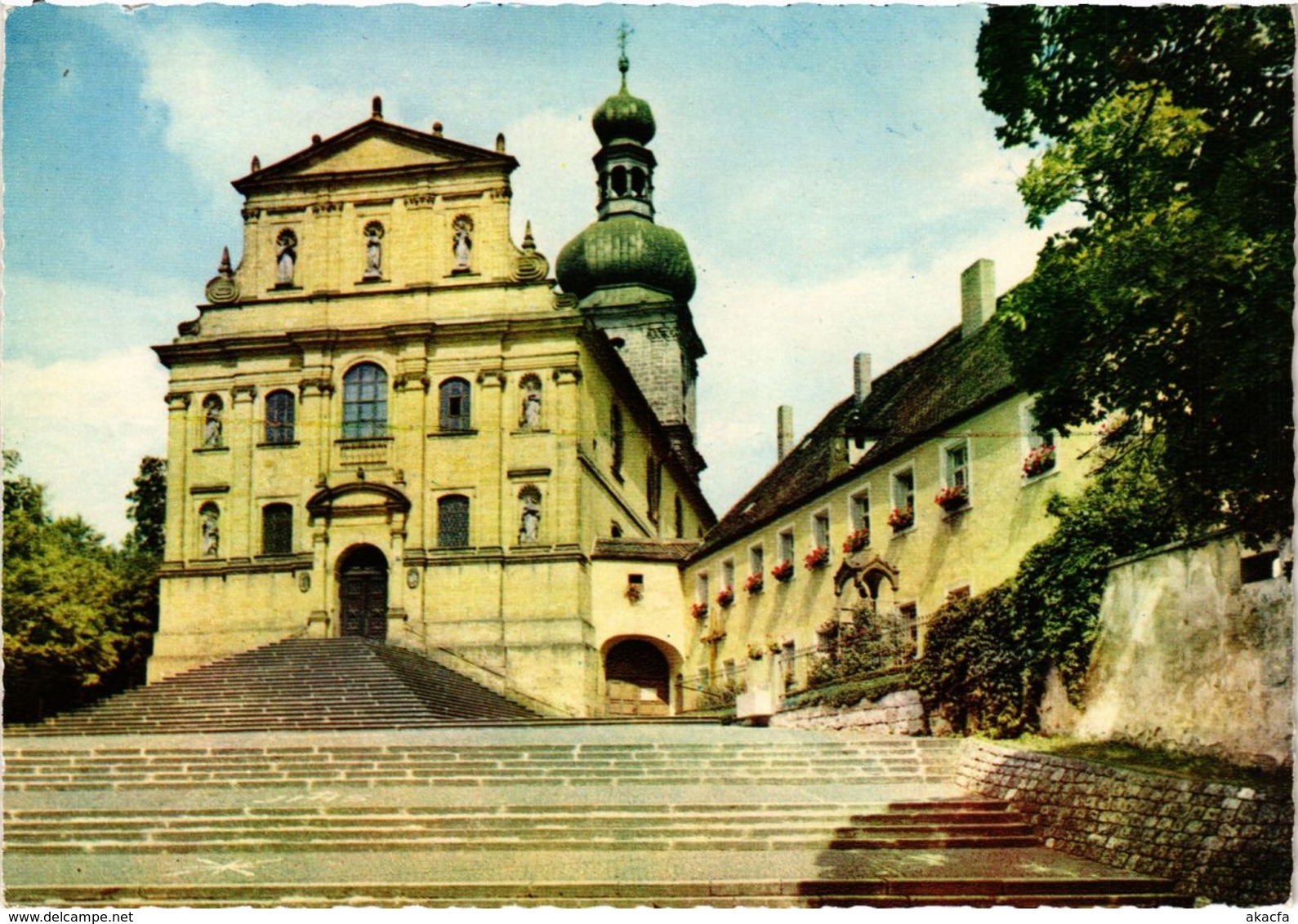 CPA AK Amberg - Bergkirche Maria Hilf Und Franziskaner Kloster GERMANY (962937) - Amberg