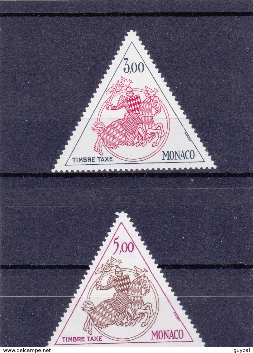 Monaco - Taxe - 1982 - N° YT 73 à 74** - Postage Due