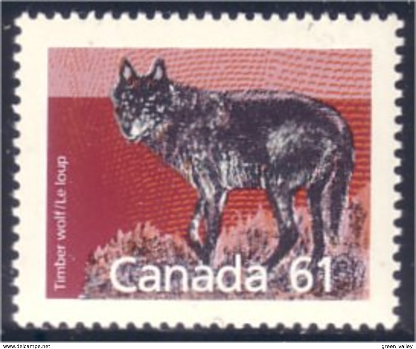 Canada Loup Wolf MNH ** Neuf SC (C11-75c) - Hunde