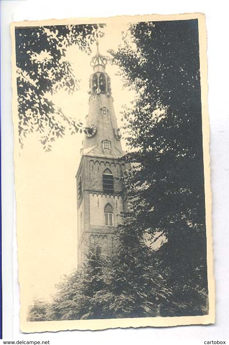 Weesp, Zonder Titel (afgebeeld Is De Kerktoren)   (originele Fotokaart) - Weesp