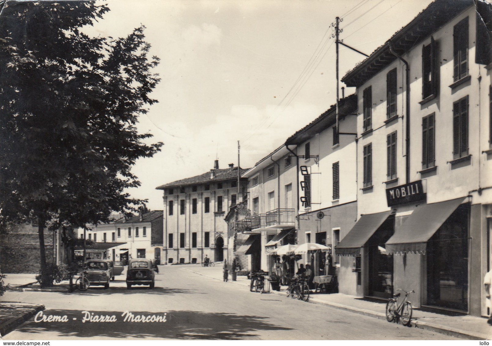 Lombardia - Cremona - Crema - Piazza Marconi - F. Grande - Anni 50 - Bella Animata - Altri & Non Classificati