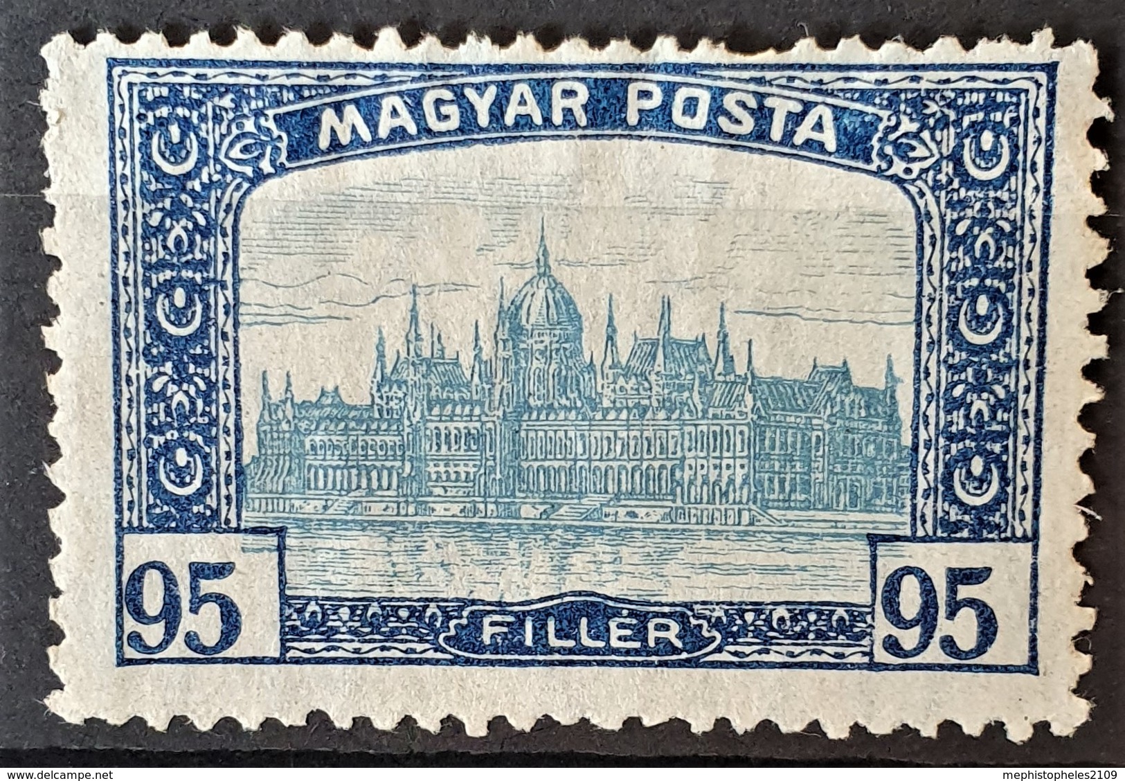 HUNGARY 1919/20 - MNG - Sc# 189 - 95f - Used Stamps