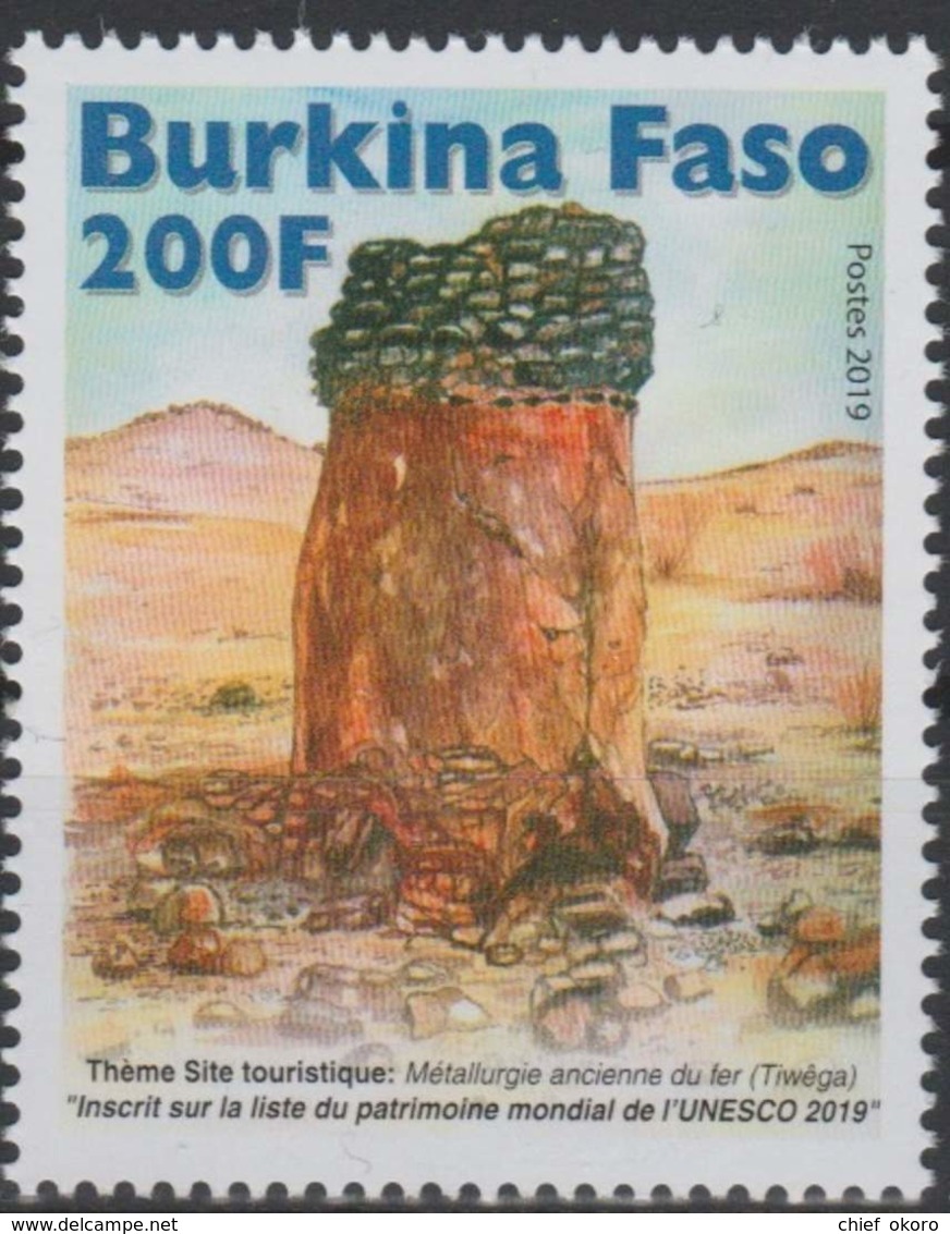 Burkina Faso 2019 Tourisme UNESCO Site Histoire Metallurgie Fer Iron Eisen, Mnh - Burkina Faso (1984-...)