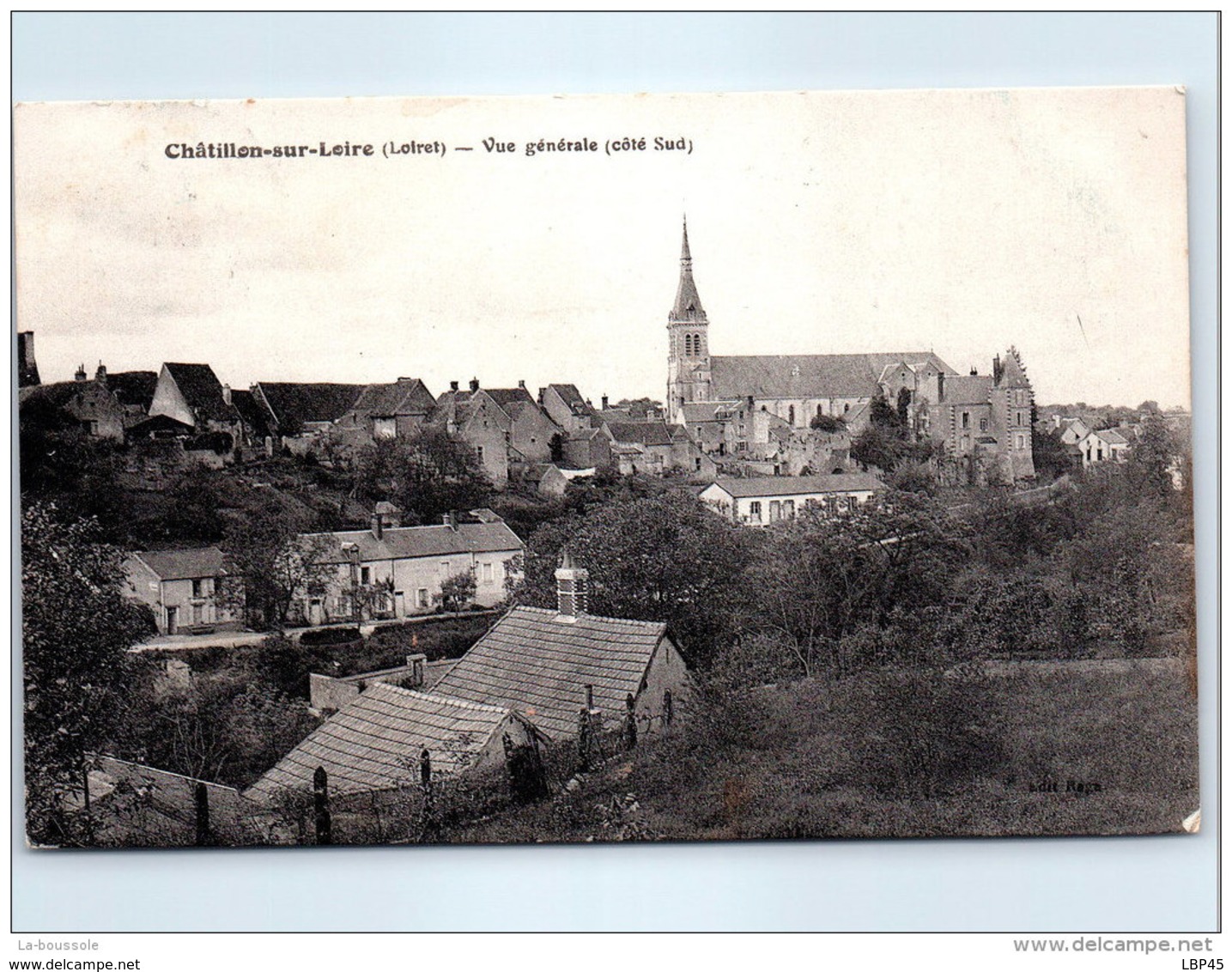 45 CHATILLON SUR LOIRE - Vue Générale Coté Sud - Chatillon Sur Loire