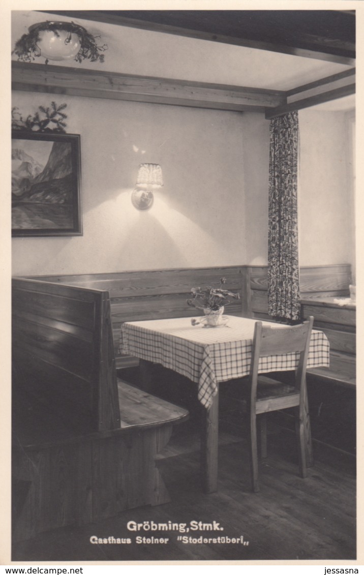 AK - Stmk - Gröbming - Gasthaus Steiner - Alte Stoderstüberl - 1938 - Gröbming