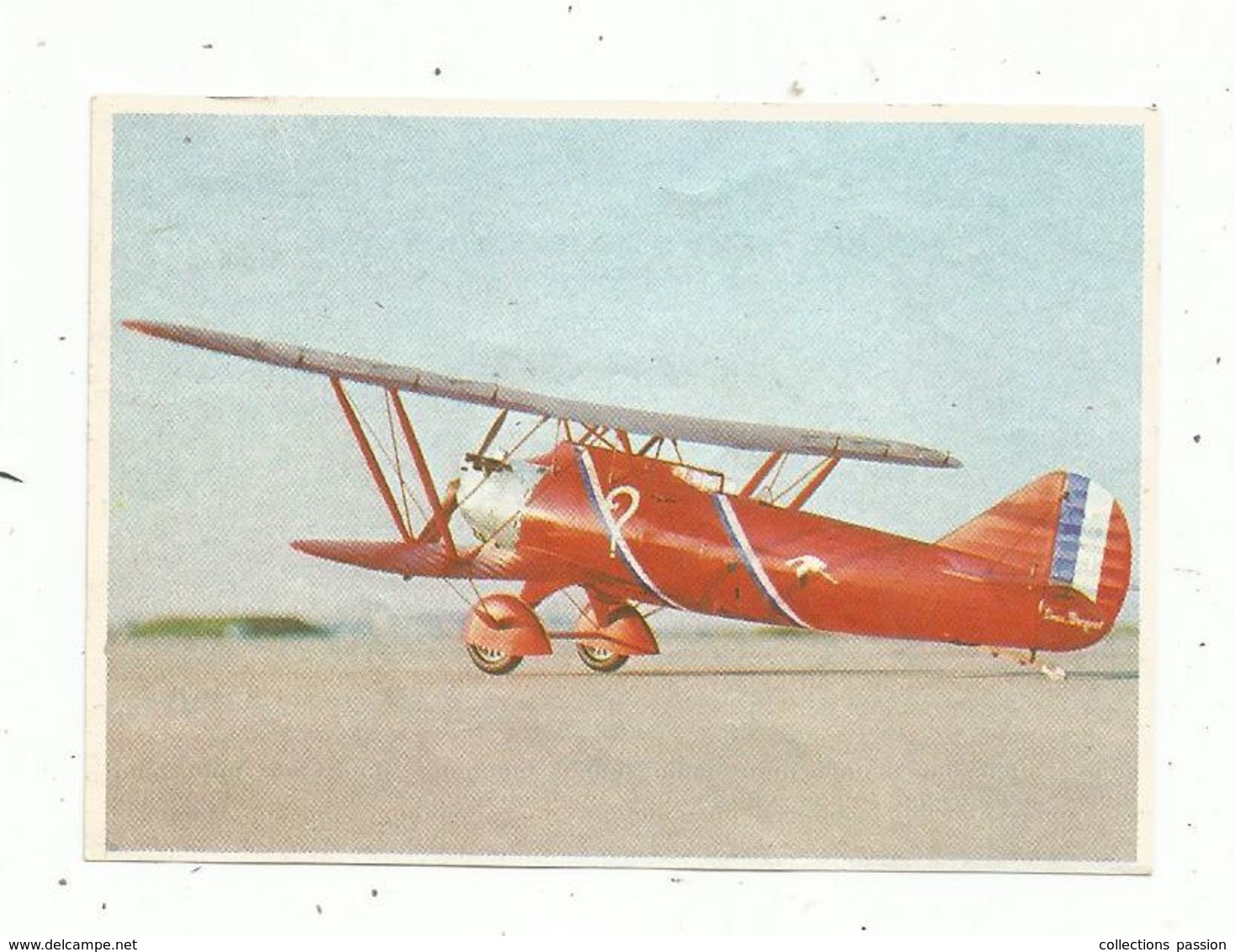 Image CHOCOLAT POULAIN , Aviation , Avion BREGUET ,point D'interrogation ,1929 , Serie 9 , Image N° 13 ,2 Scans - Poulain