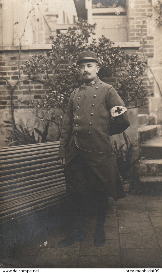 Soldat Français - Infirmier-brancardier - Tenue Militaire - Inconnu - French Soldier In Uniform - Medical Service - Guerre 1914-18