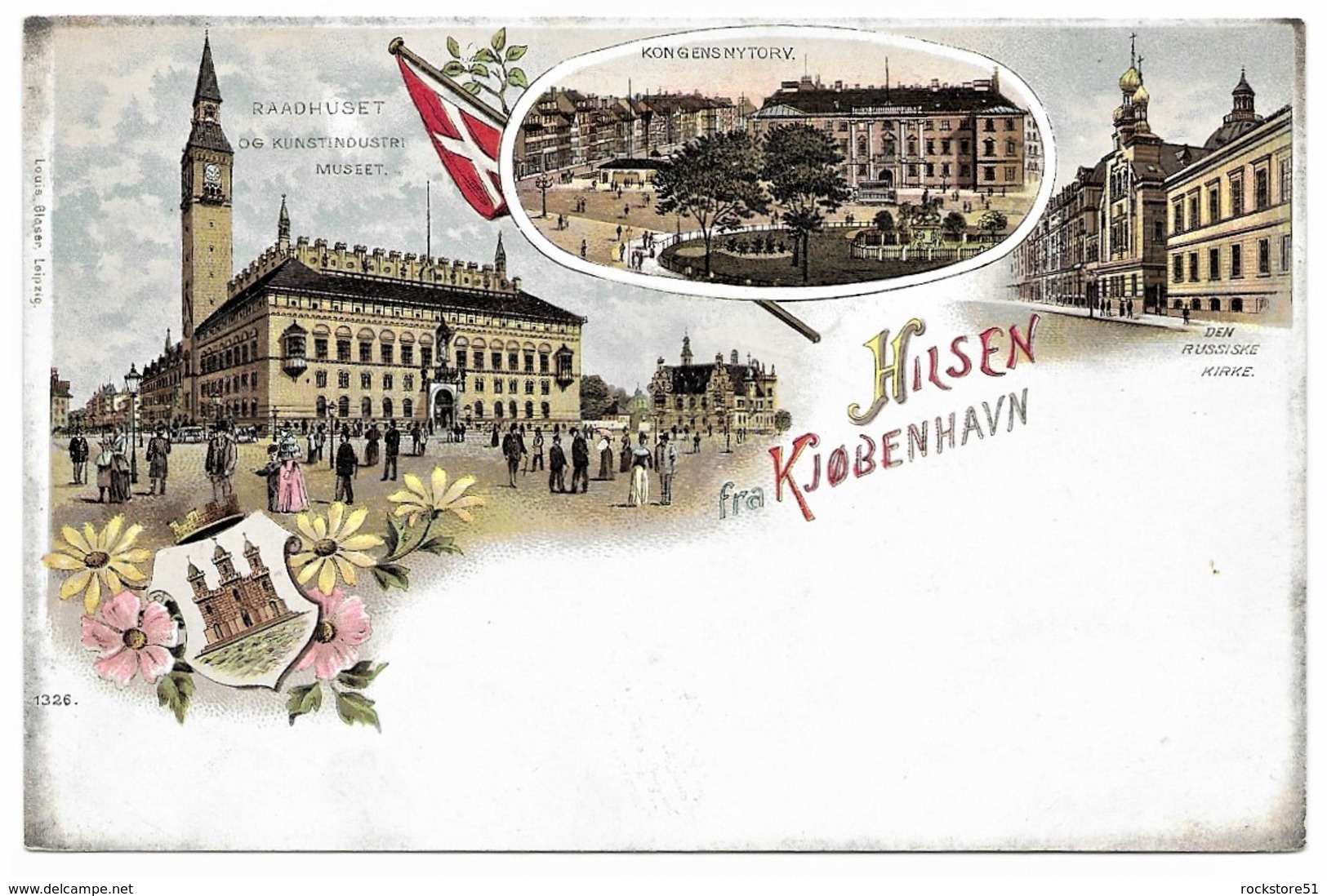 Hilsebn Fra Kjöbenhavn Gruss Aus - Denmark