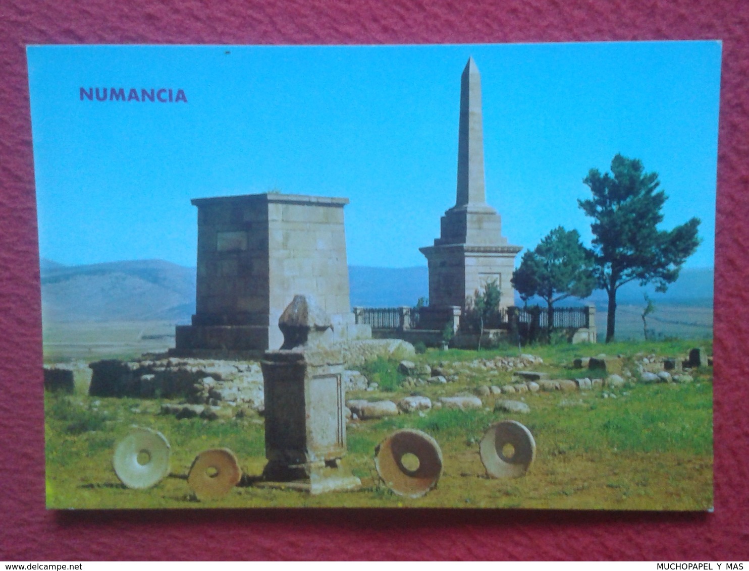 POSTAL POST CARD SORIA NUMANCIA Nº 908 MOLINOS CELTÍBEROS OBELISCO, EDICIONES PARÍS, CELTIBERIAN MILLS OBELISK.......VER - Soria