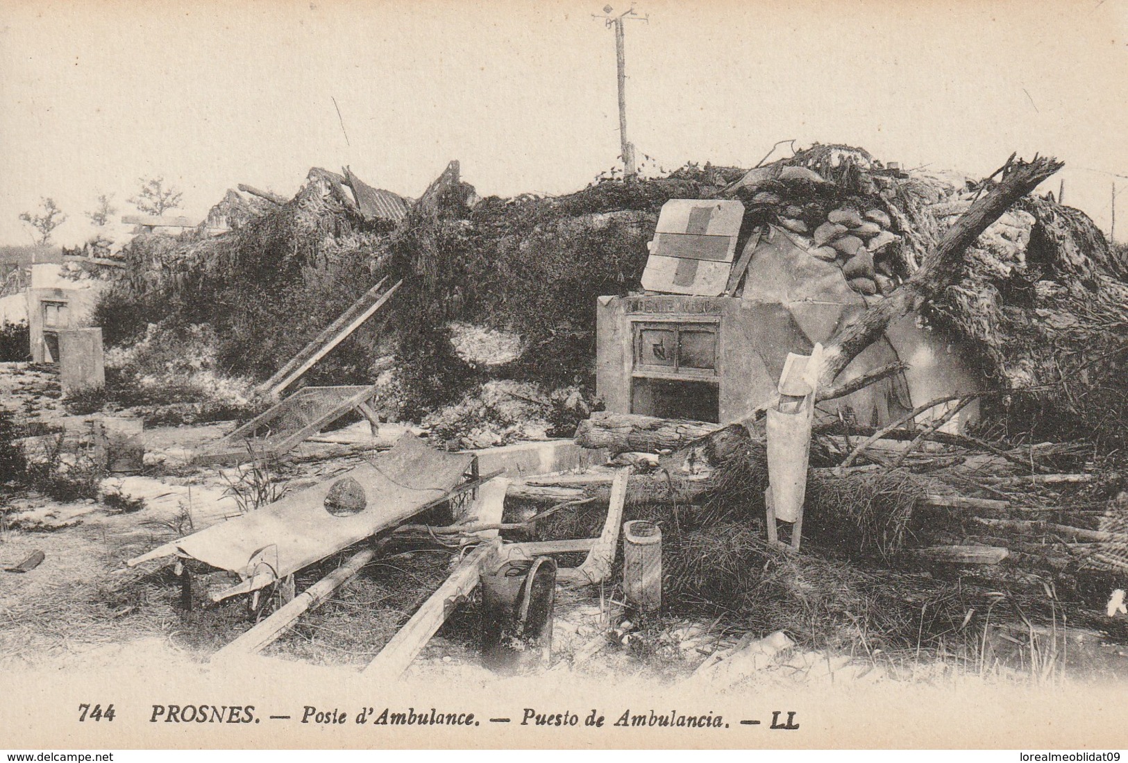 Frosnes - Poste D'Ambulance - War 1914-18