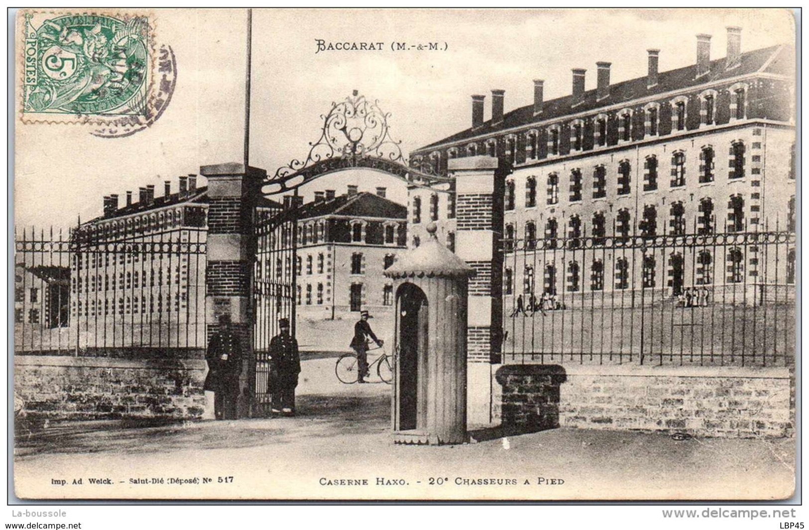 54 BACCARAT - Caserne Haxo - 20e Chasseurs à Pied - Baccarat