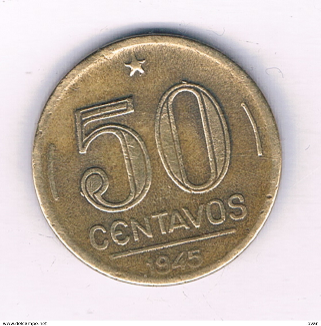 50 CENTAVOS 1945  BRAZILIE /1558/ - Brésil