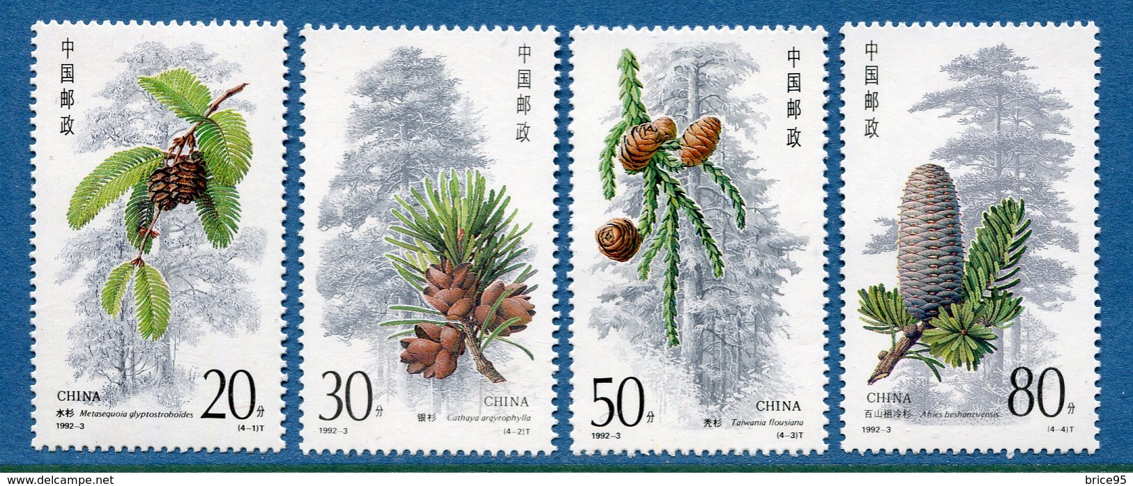 Chine - YT N° 3107 à 3110 - Neuf Sans Charnière - 1992 - Unused Stamps