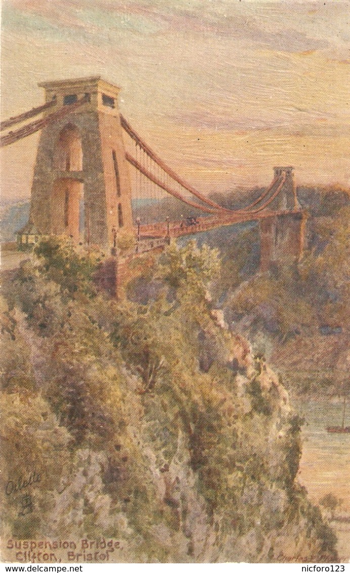 '"Bristol. Suspension Bridge" Tuc Oilette Postcard # 4015 - Tuck, Raphael