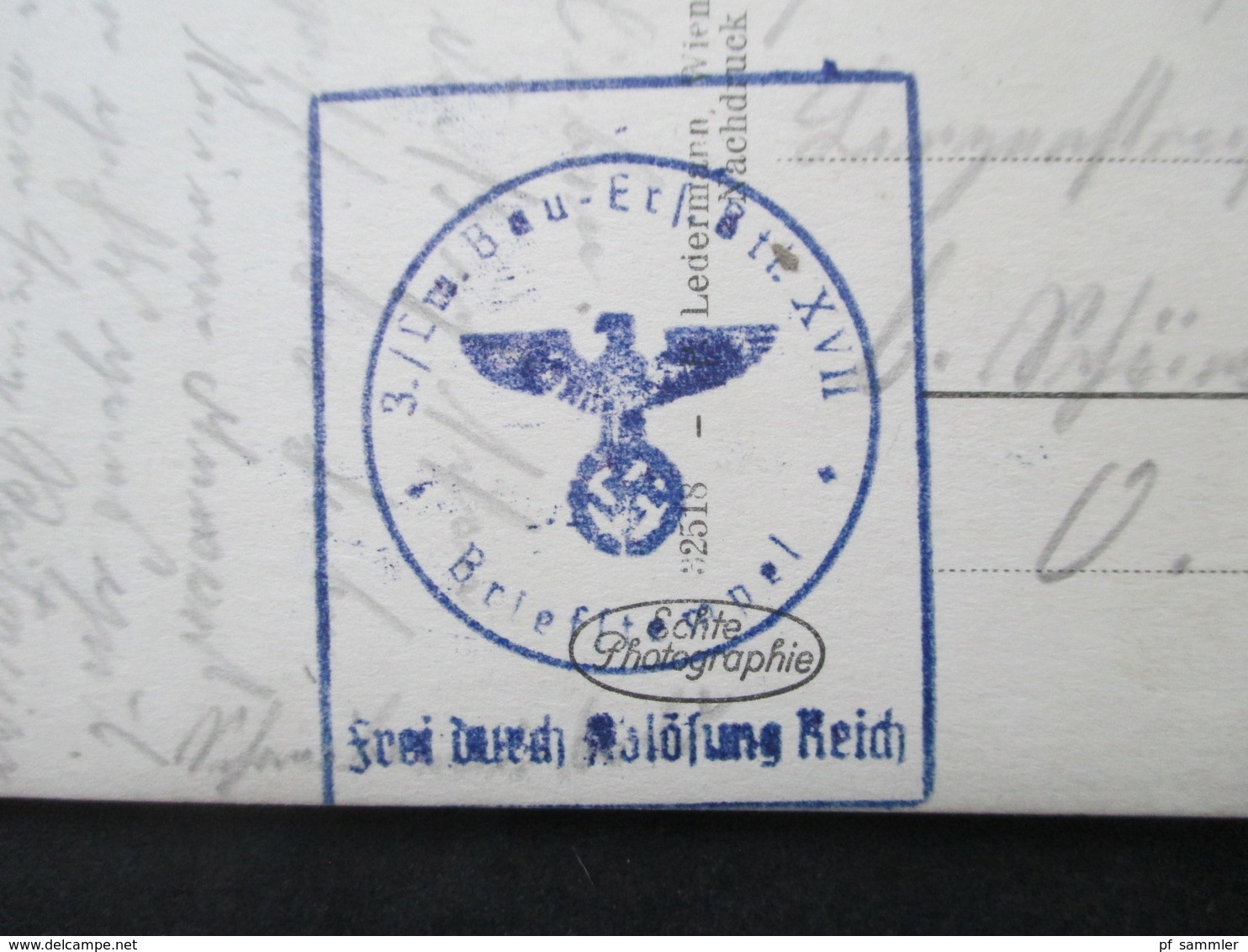 3. Reich Ostmark 1941 Echtfoto AK Kurort Reichenau Niederdonau Mit Der Rax Mit Sonderstempel Und Feldpoststempel - Lettres & Documents