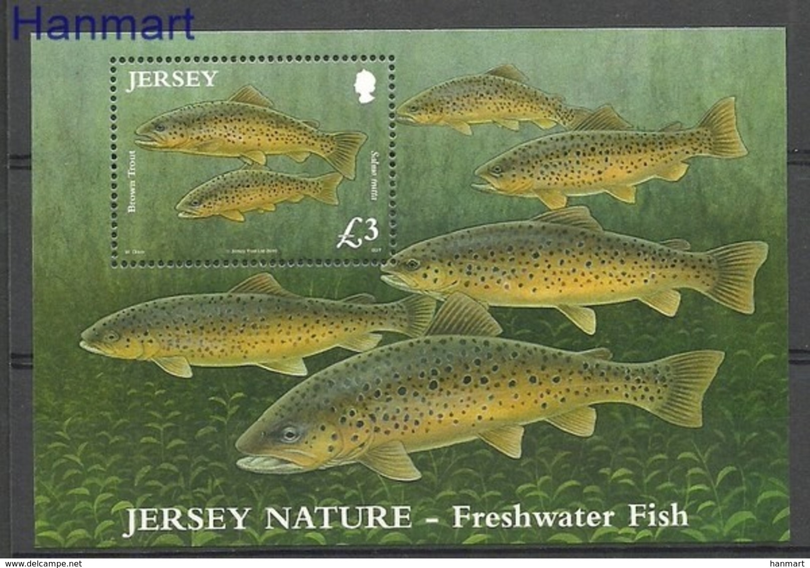 Jersey 2010 Mi Bl 89 MNH ( ZE3 JRSbl89dav37B ) - Poissons