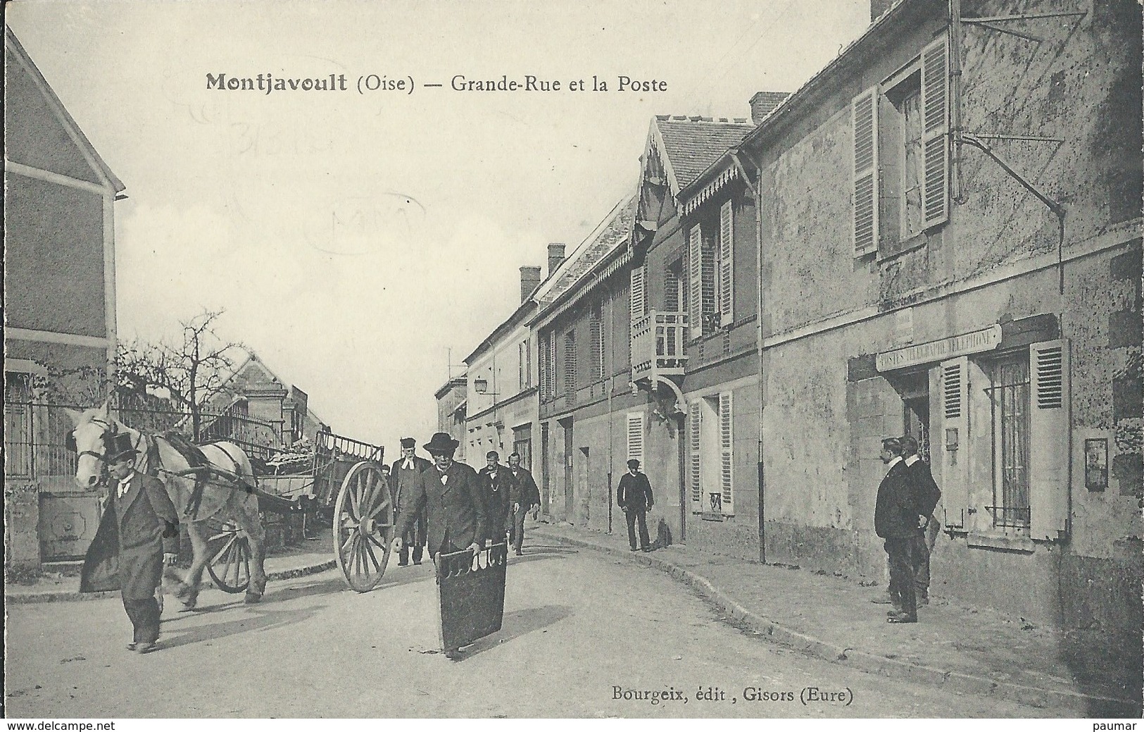 Montjavoult  Grande Rue Et Poste - Montjavoult