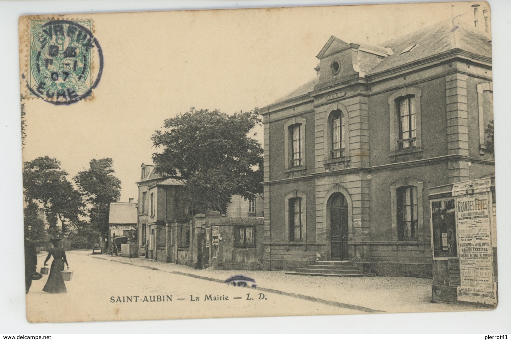 SAINT AUBIN - La Mairie - Saint-Aubin-d'Ecrosville