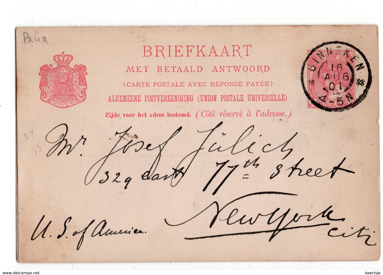 Ginneken Grootrond - 1901 - Postal History