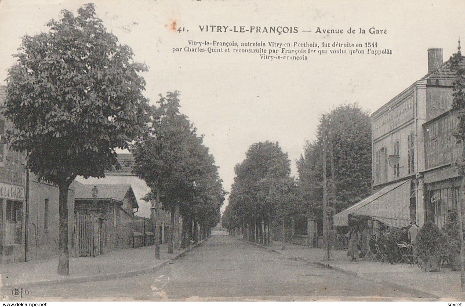 VITRY-LE-FRANCOIS. - Avenue De La Gare - Vitry-le-François