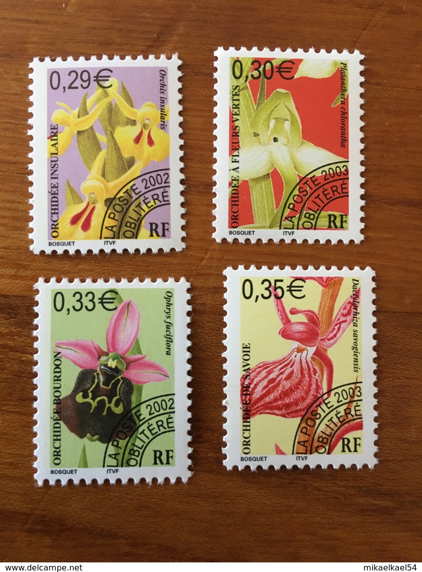 Timbres Préoblitérés Y&T 244 à 247 - 2002 Et 2003 - Neuf ** - 1964-1988