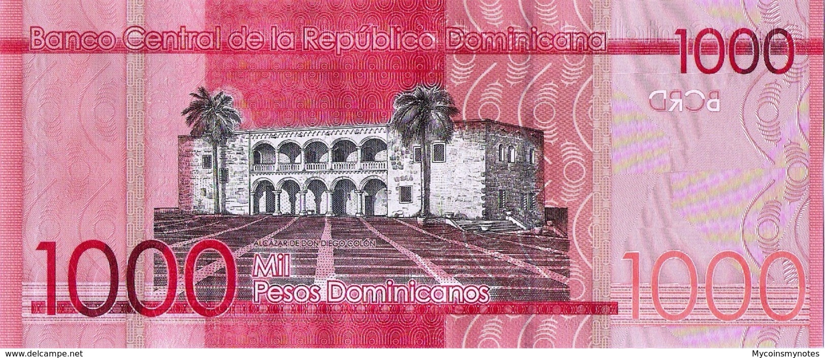 DOMINICAN REPUBLIC 1000 Pesos, 2016, P193, Redesigned And New Signature, UNC - Dominicaanse Republiek