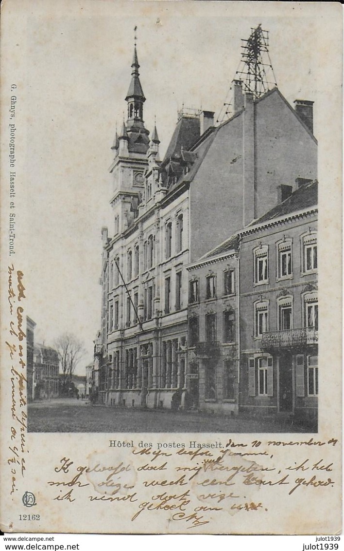 HASSELT ..-- Hôtel Des Postes . 1901 Vers VILVORDE ( Melle Jeanne LIEVENS ) . Voir Verso . - Hasselt