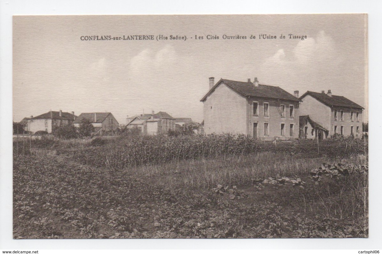 - CPA CONFLANS-SUR-LANTERNE (70) - Les Cités Ouvrières De L'Usine De Tissage - Edition-Photo H. Boutet - - Autres & Non Classés