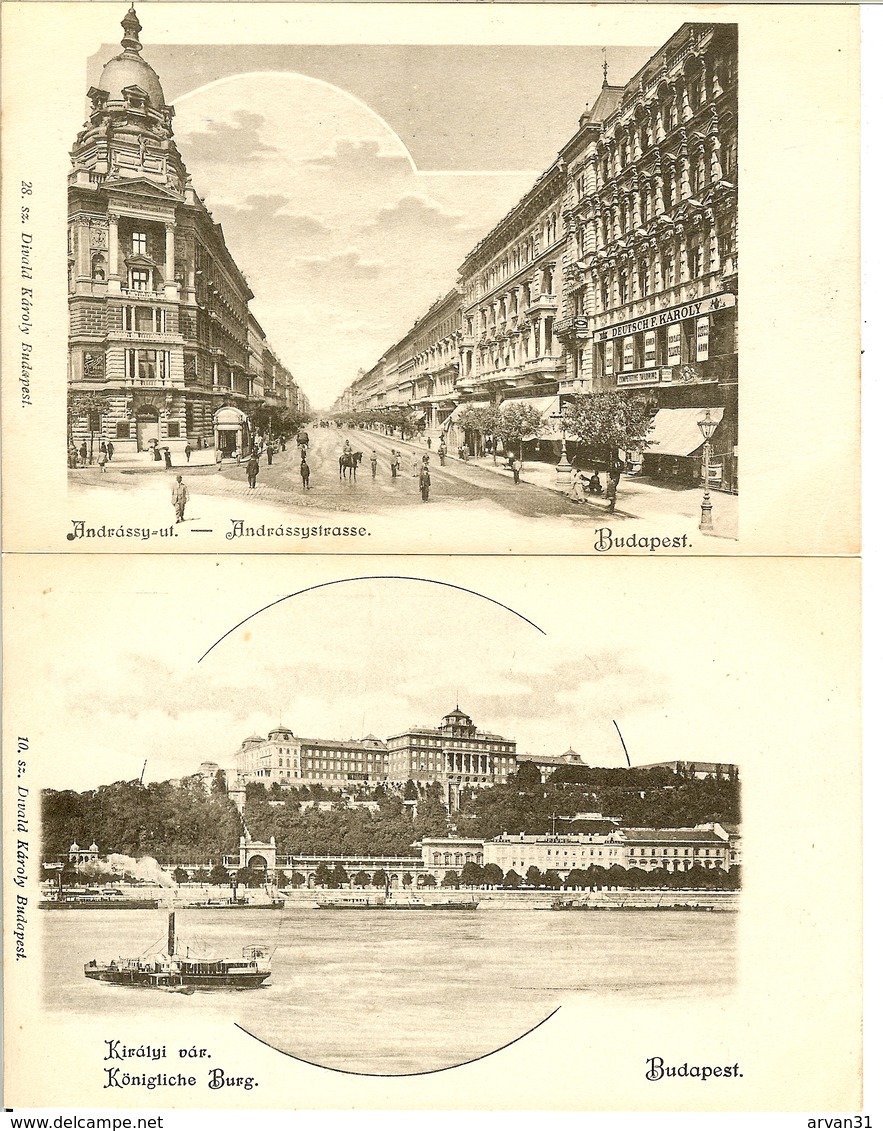 HONGRIE - BUDAPEST - LOT De 3 CPA - - Hongrie